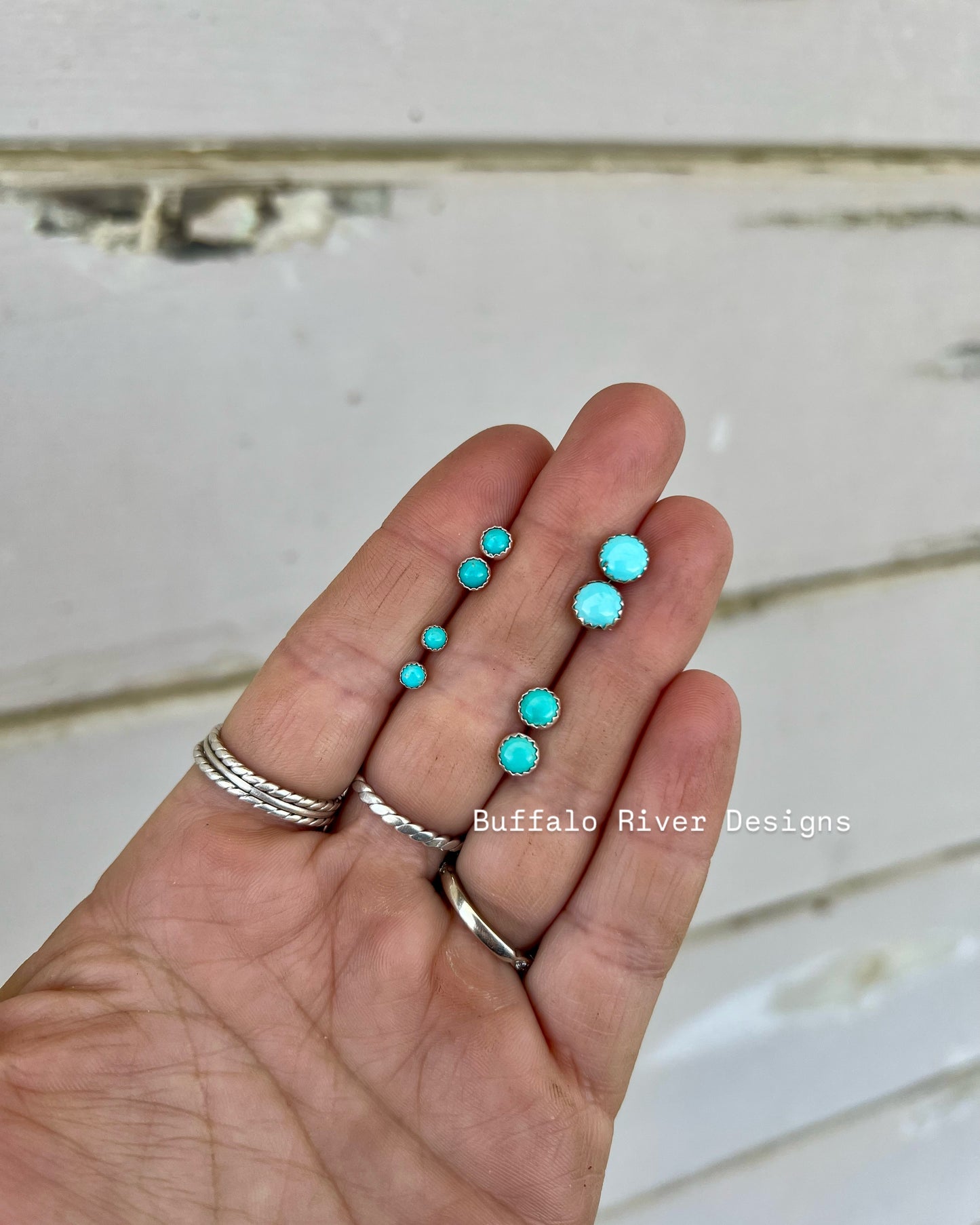 3mm Carico Lake Studs