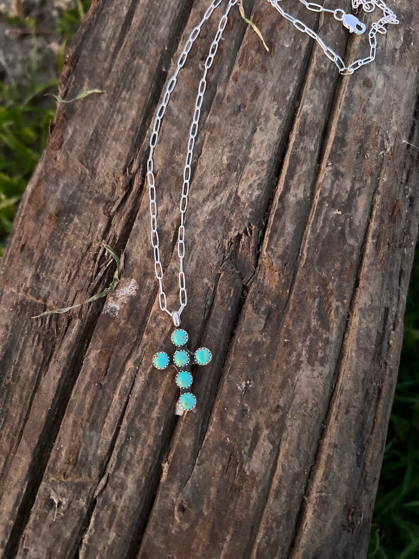 Dainty Kingman Cross Necklace