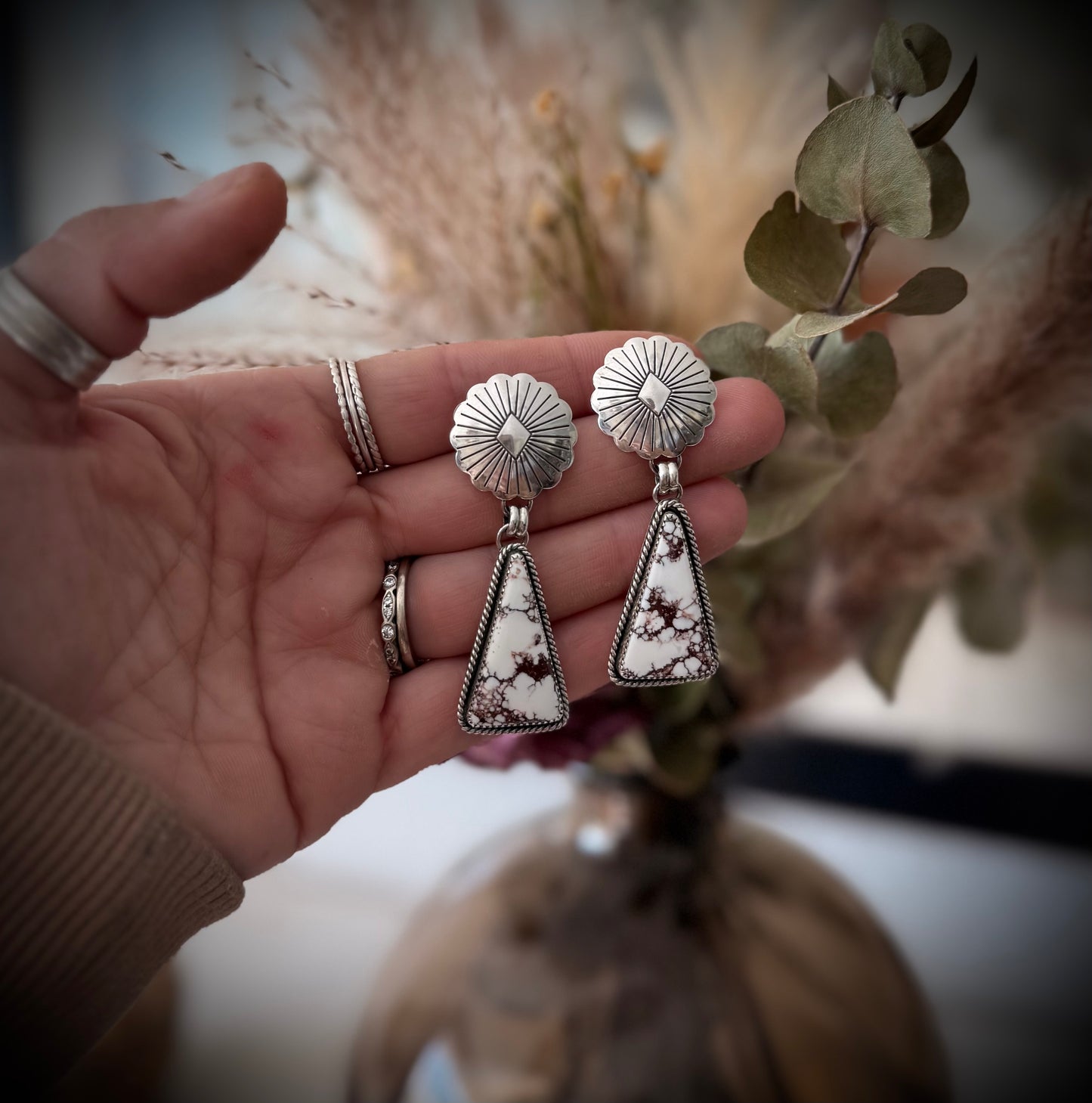 Wild Horse Statement Earrings