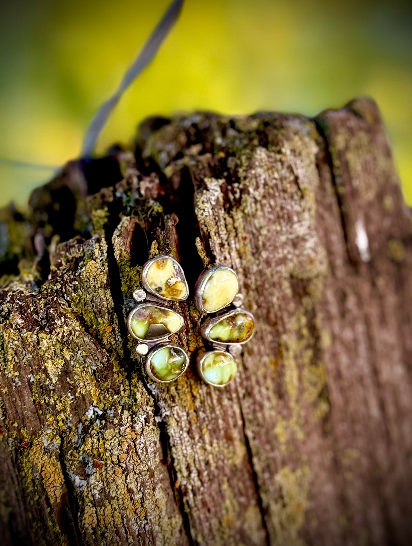Palomino Cluster Earrings