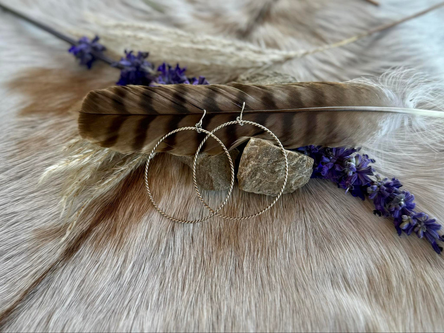 Twisted Wire Hoops