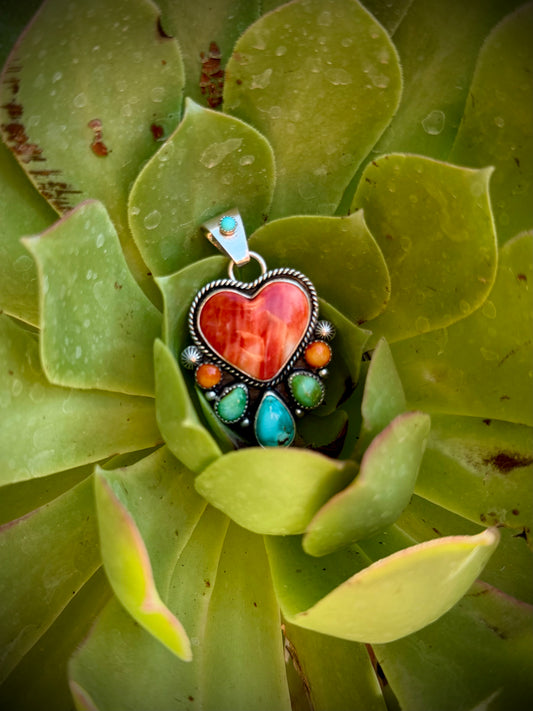 Spiny Heart Necklace