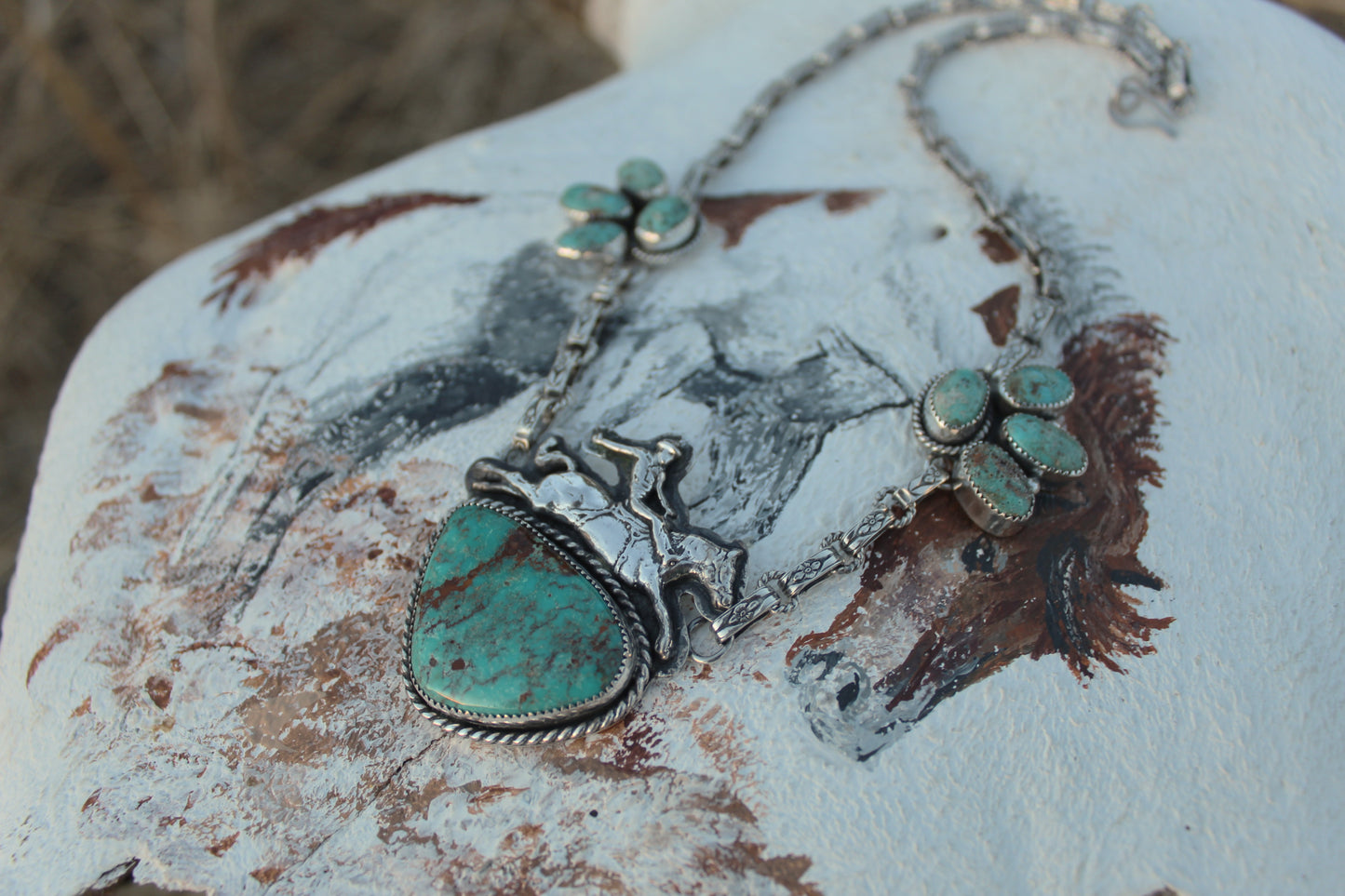 Let Her Buck Statement Necklace