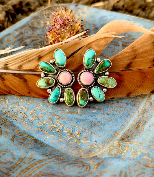 Sonoran Gold Flower Earrings