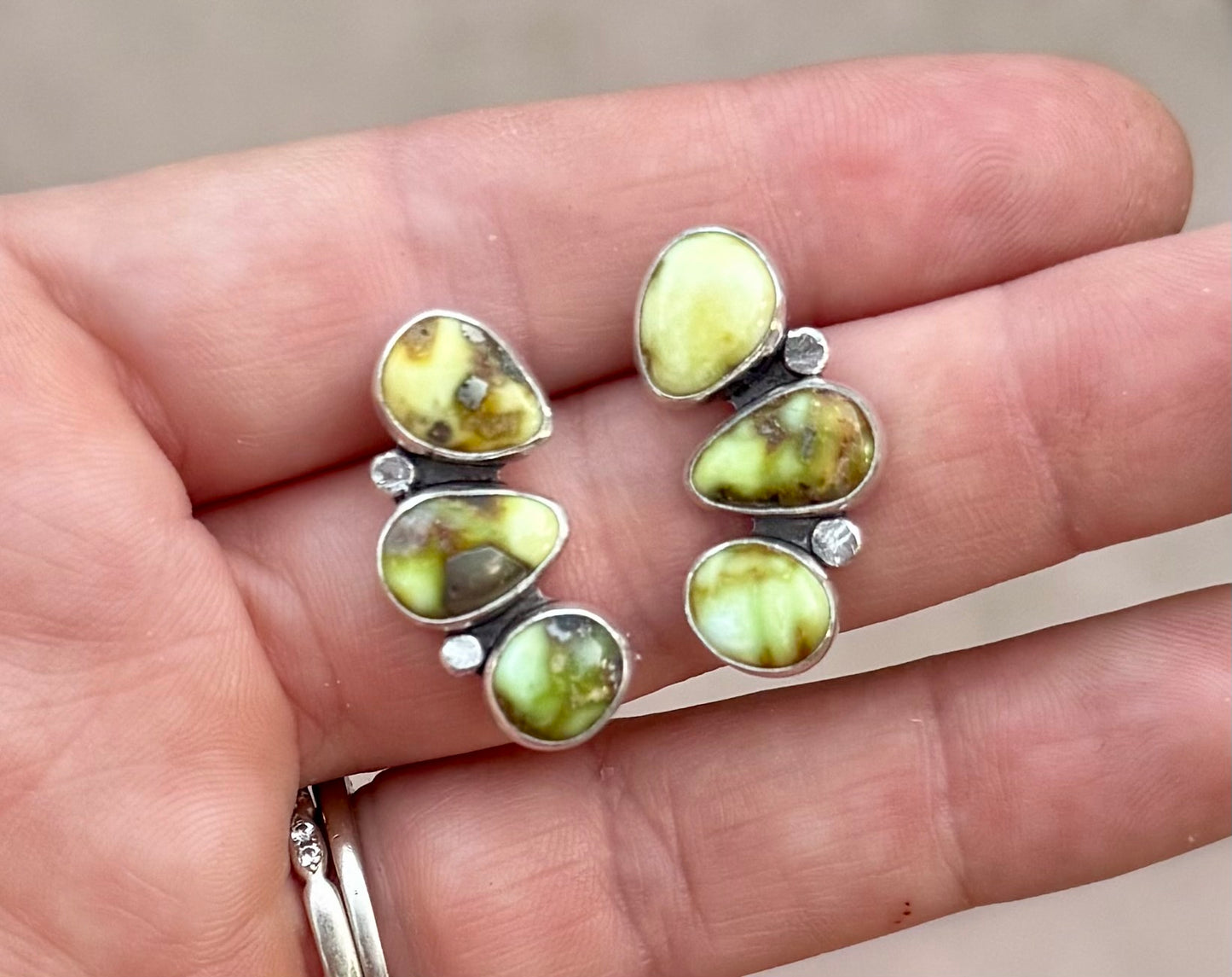 Palomino Cluster Earrings