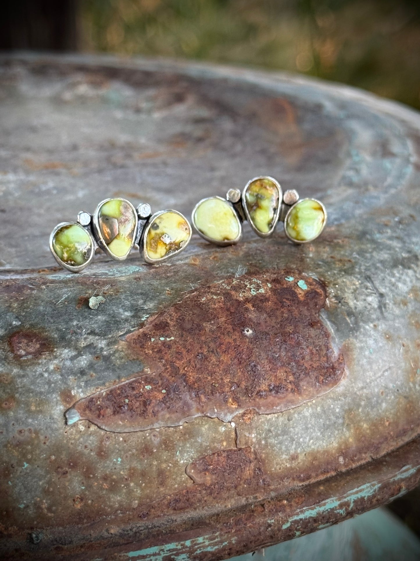 Palomino Cluster Earrings
