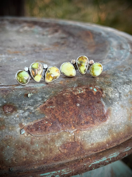 Palomino Cluster Earrings