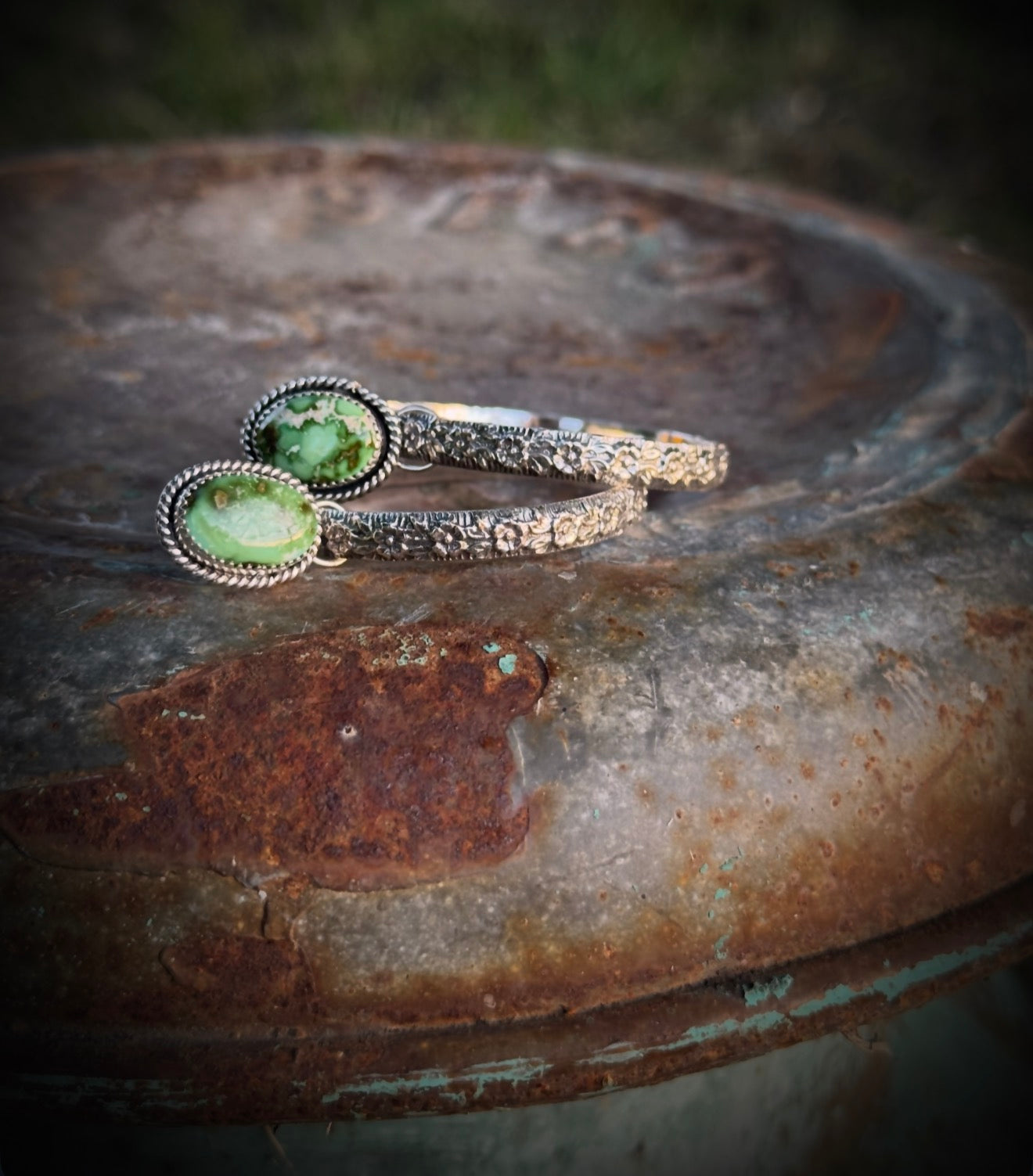 Sonoran Gold Flower Hoops