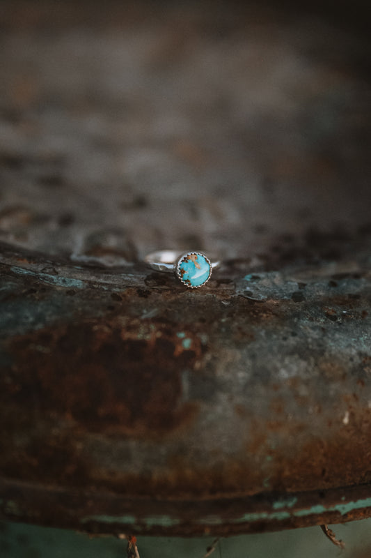 Redskin Hammered Ring Size 6